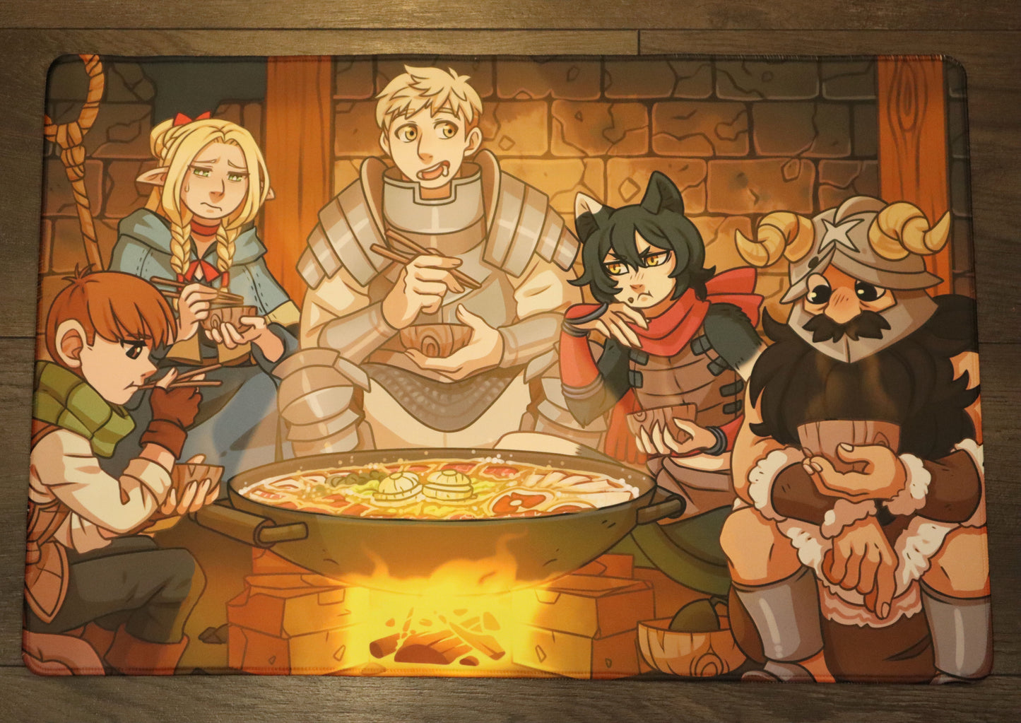Delicious in Dungeon Deskmat