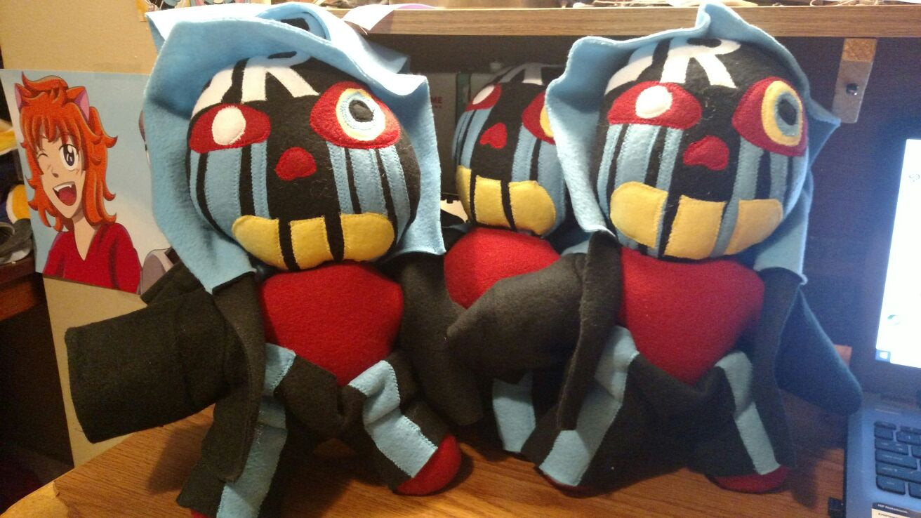 Error Sans (AskError/Undertale AU) Skeleton Plush Doll