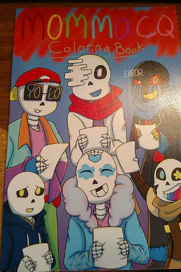 MommaCQ Webcomic Coloring Book