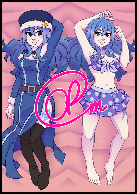 Juvia (Fairy Tail) Dakimakura/Body Pillowcase