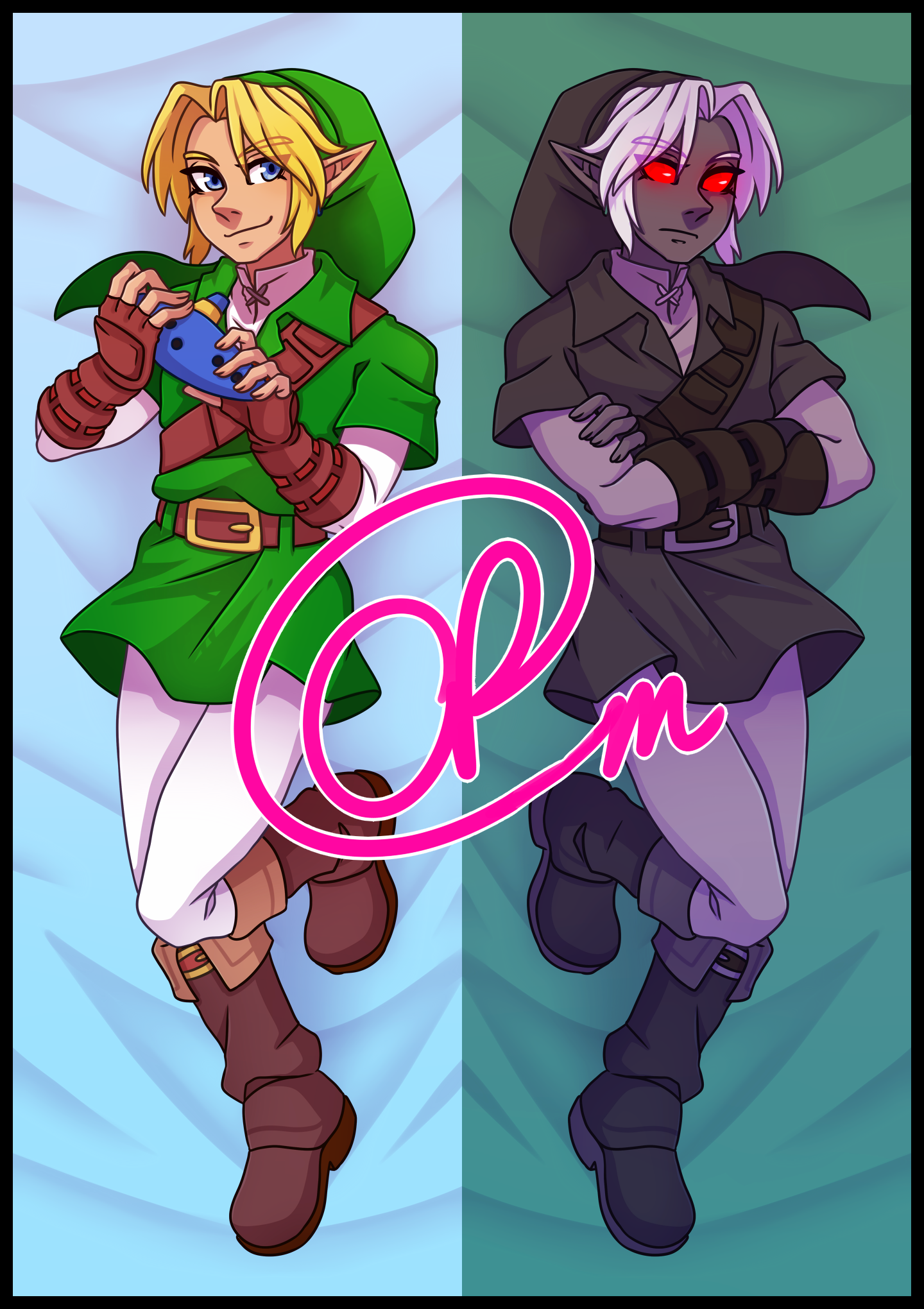 Link (Legend of Zelda: Ocarina of Time) Dakimakura/Body Pillowcase