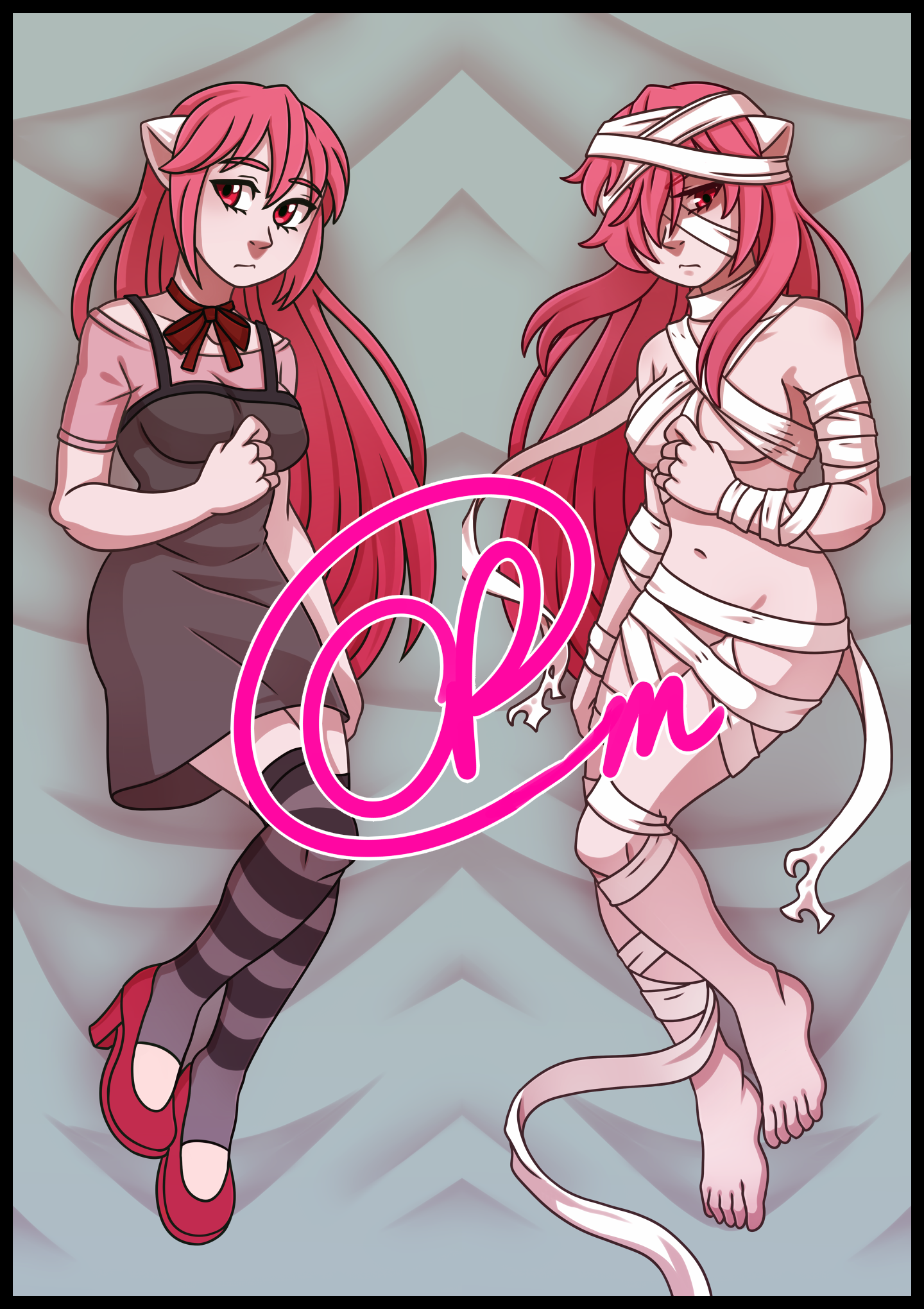 Lucy (Elfen Lied) Dakimakura/Body Pillowcase