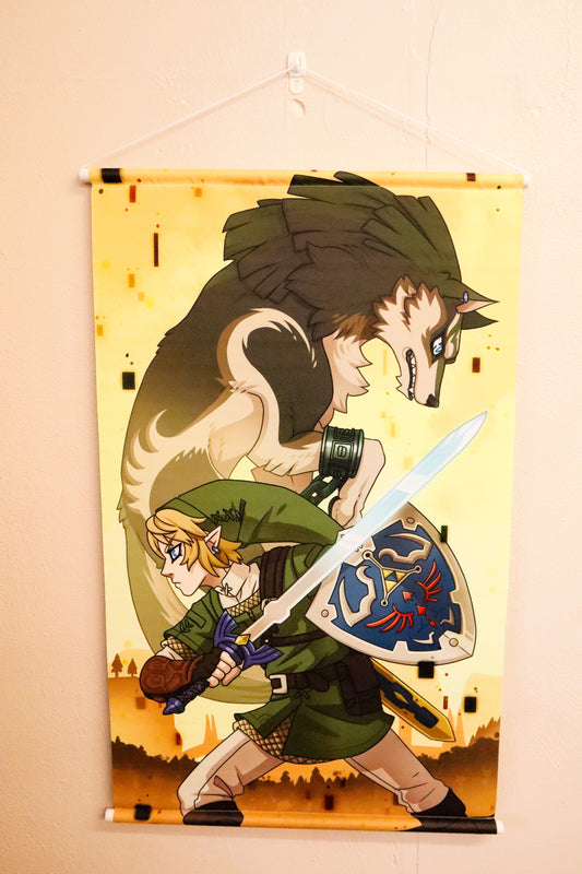 Legend of Zelda Twilight Princess Wall Scroll