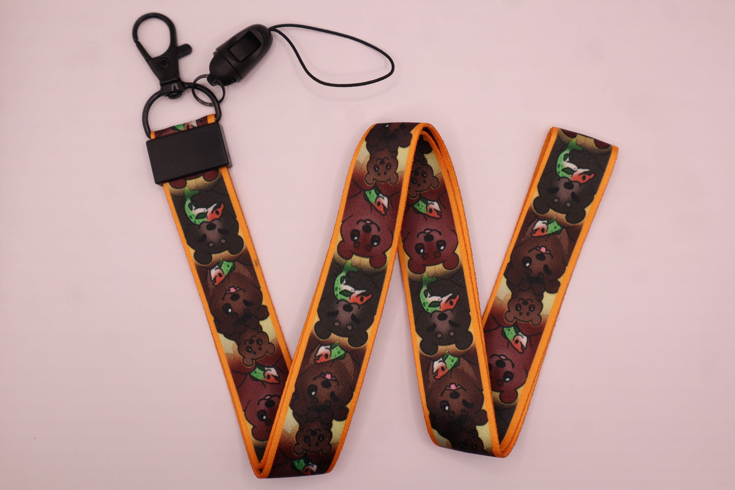 Animal: Bear Salmon Run Lanyard