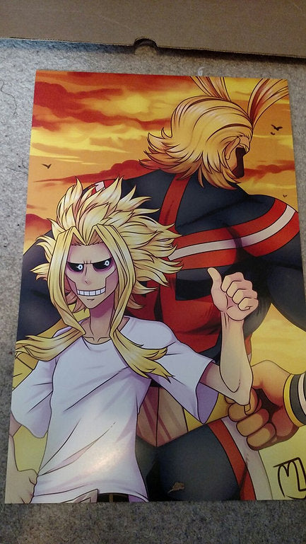 All Might (My Hero Academia) Print by Little-Noko