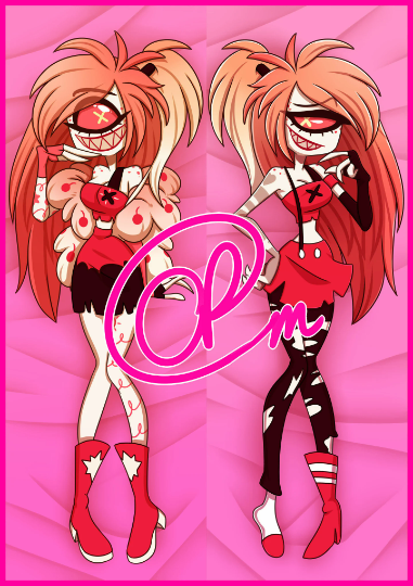 Cherri Bomb (Hazbin Hotel) Dakimakura/Body Pillowcase