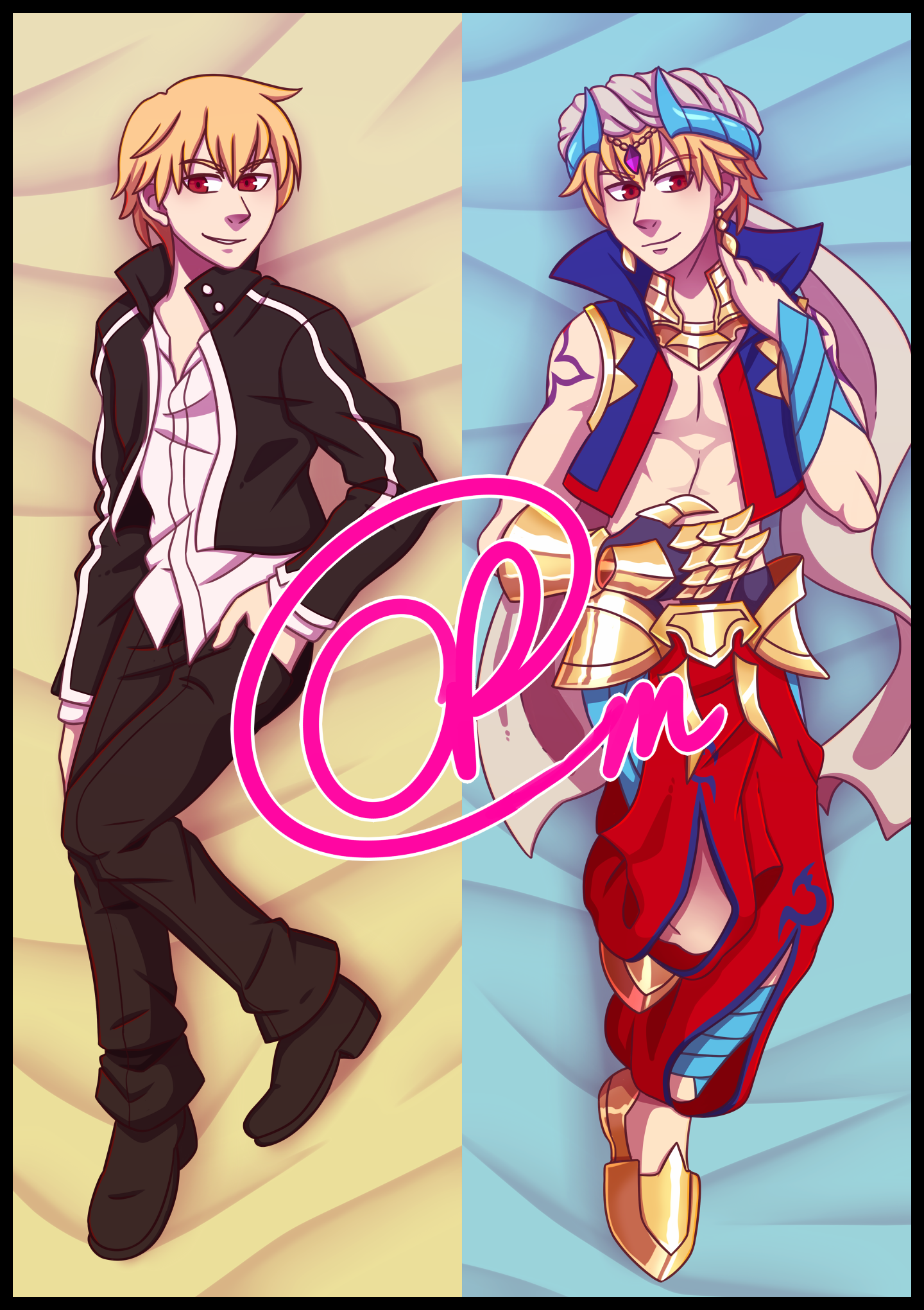 Gilgamesh (Fates Series) Dakimakura/Body Pillowcase