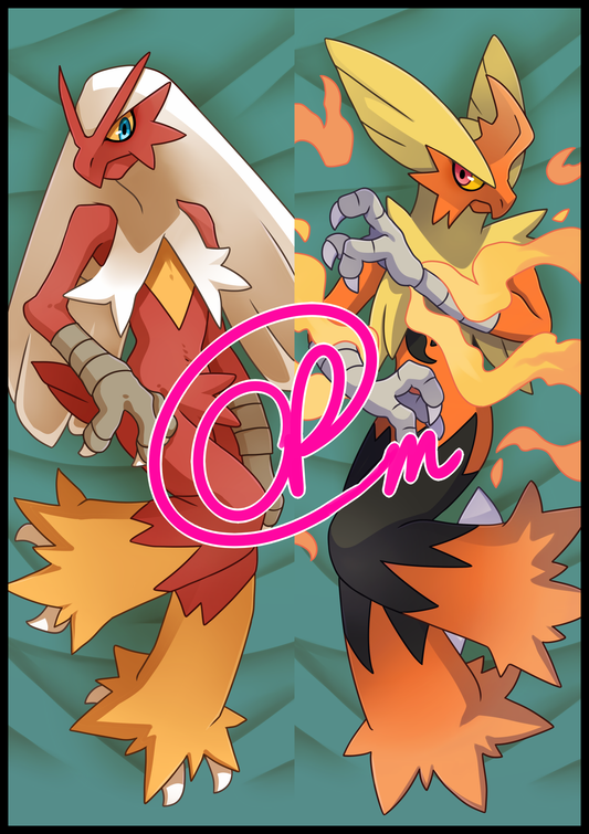 Shiny Blaziken (Pokémon) Dakimakura/Body Pillowcase