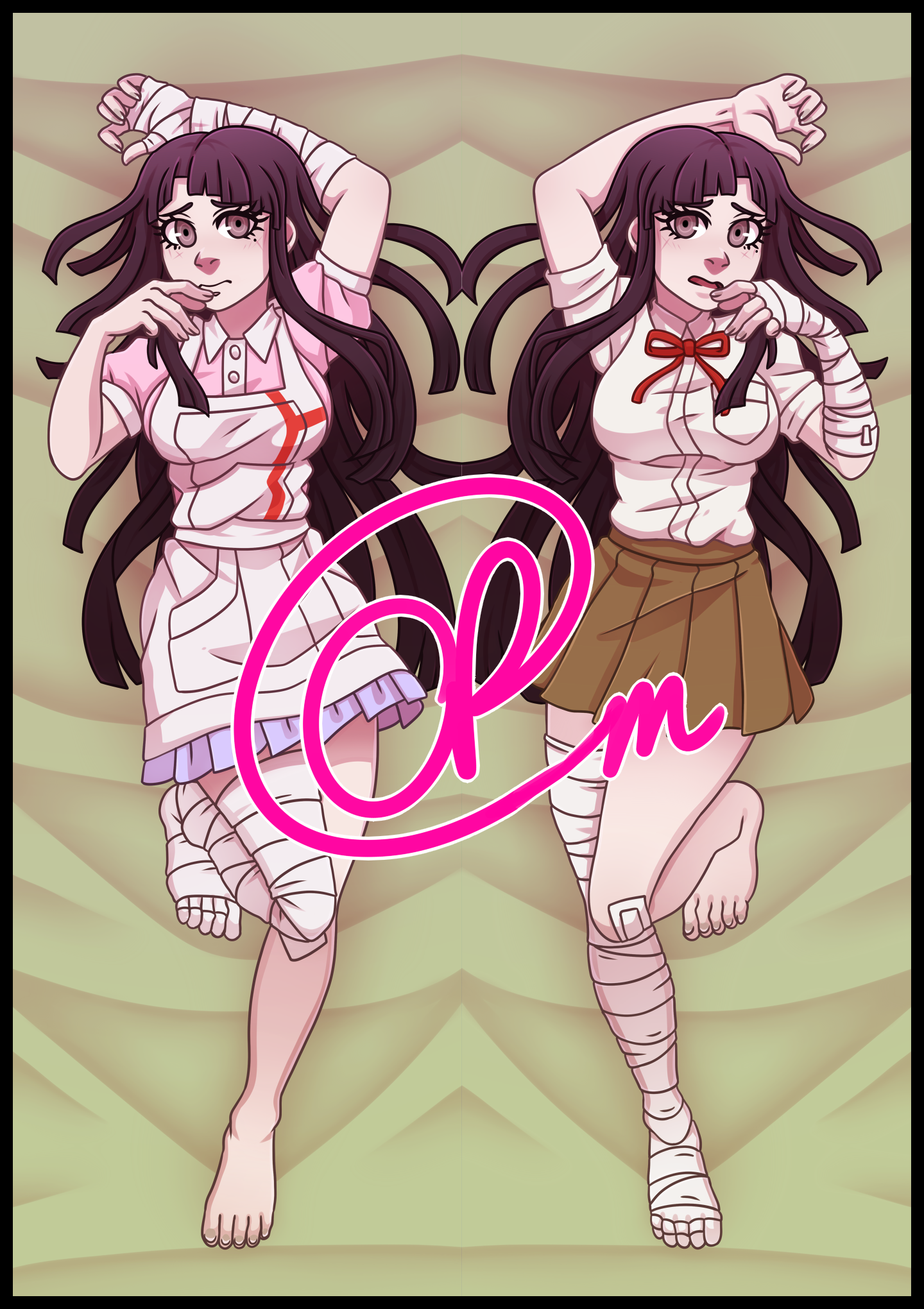 Mikan (Danganronpa 2) Dakimakura/ Body Pillowcase