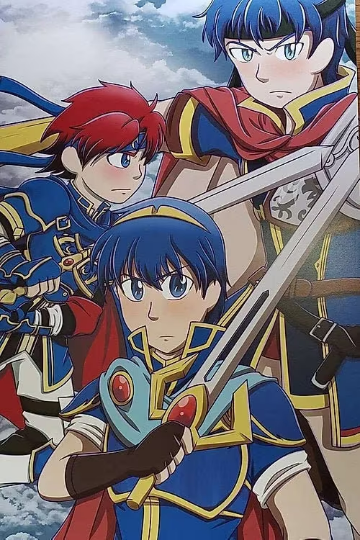 Ike, Marsh, Roy (Fire Emblem Legends) Art Print