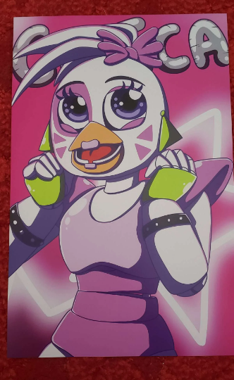 Glamrock Chica (Five Nights at Freddy's: Security Breach) Art Print