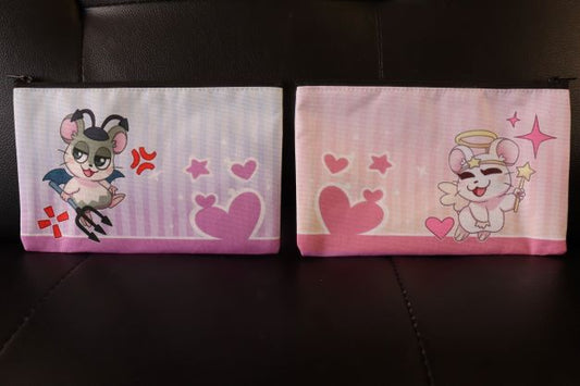 Harmony and Spat (Hamtaro) Zipper Pouch