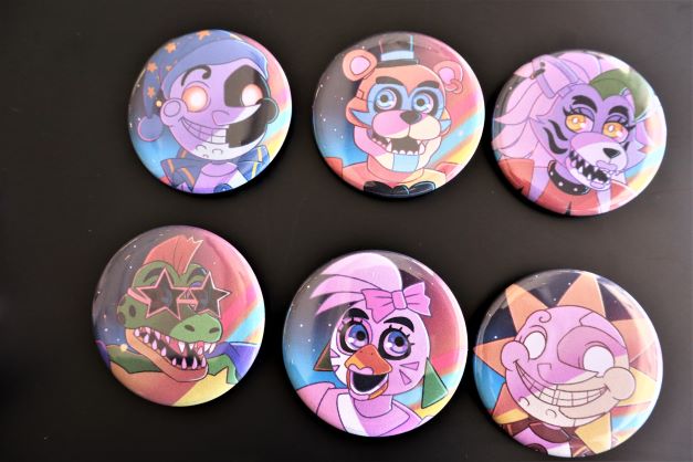 FNAF Security Breach Button Set