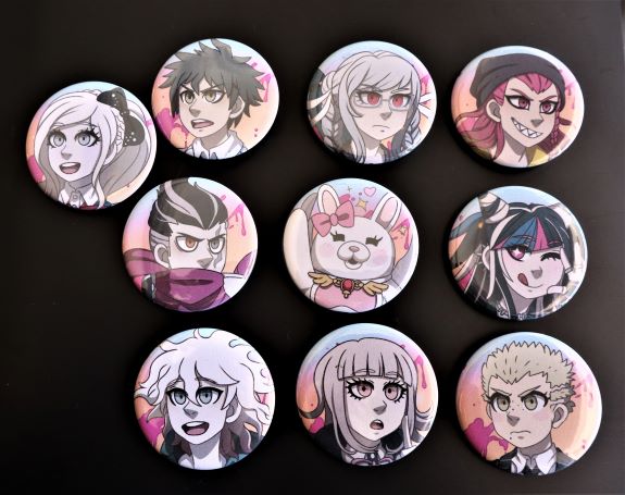 Danganronpa DR2 Button Set