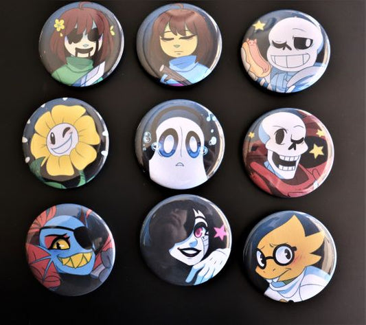 Undertale Button Set