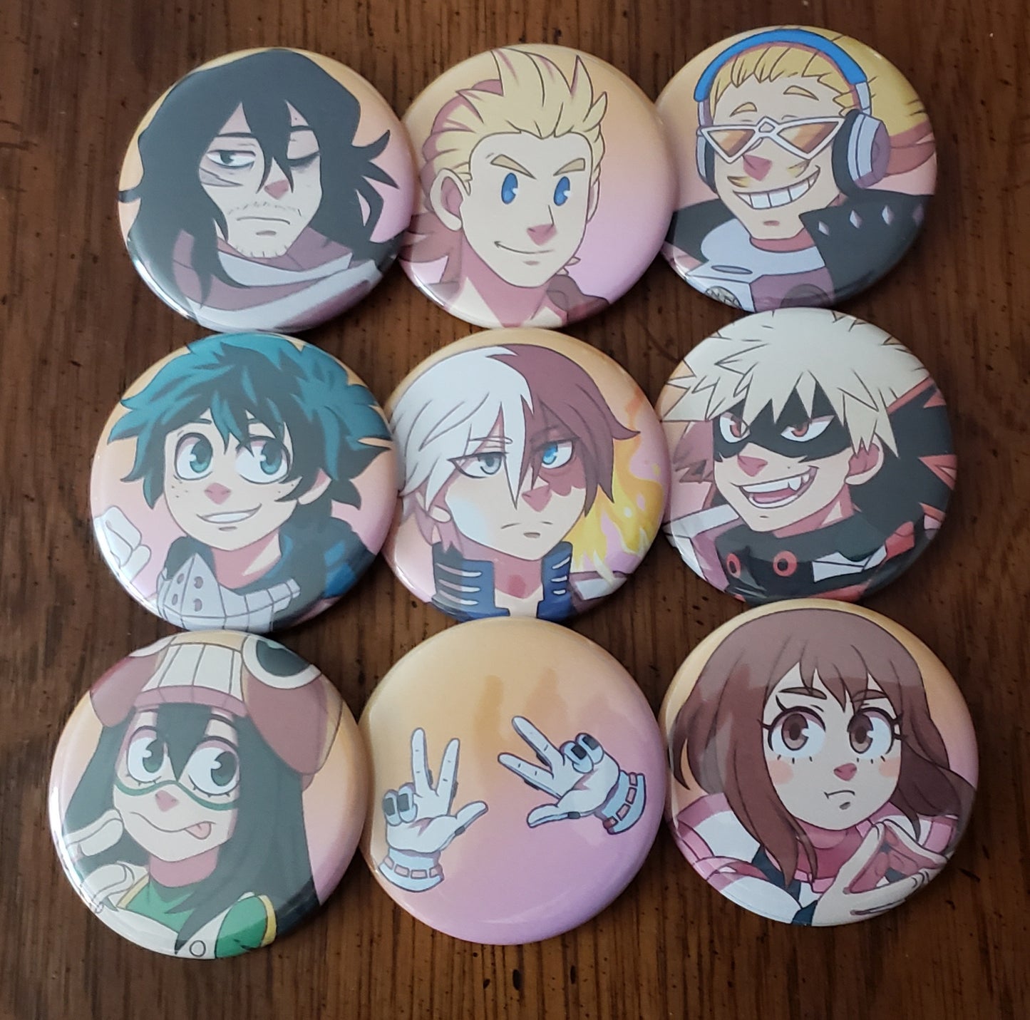 MHA Button Set