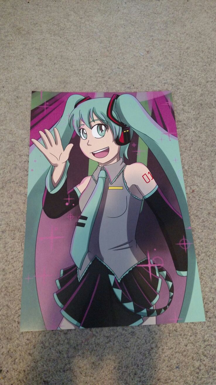 Miku (Vocaloid) Art Print