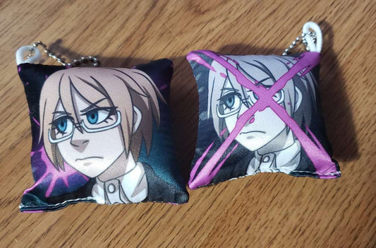 Danganronpa 1 Pillow Keychain- Byakuya