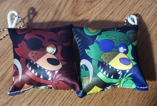 FNAF 1 Pillow Keychain- Foxy