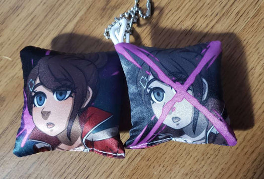 Dangaronpa 1 Pillow Keychain- Hina