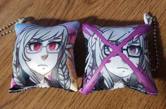 Danganronpa 1 Pillow Keychain- PekoPeko