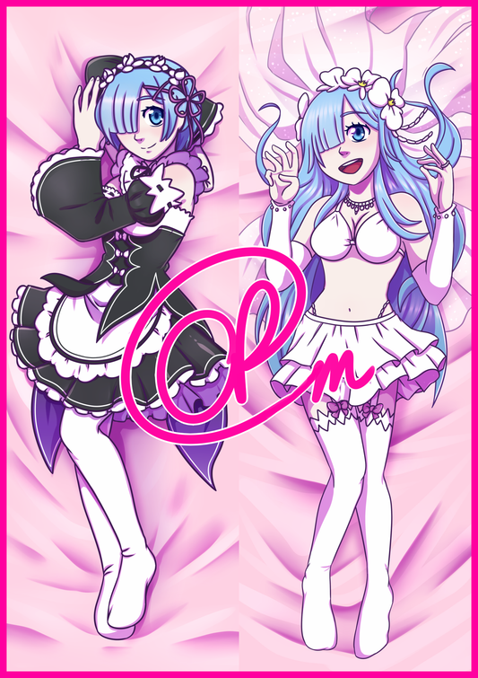 Rem (Re:Zero) Dakimakura/Body Pillowcase