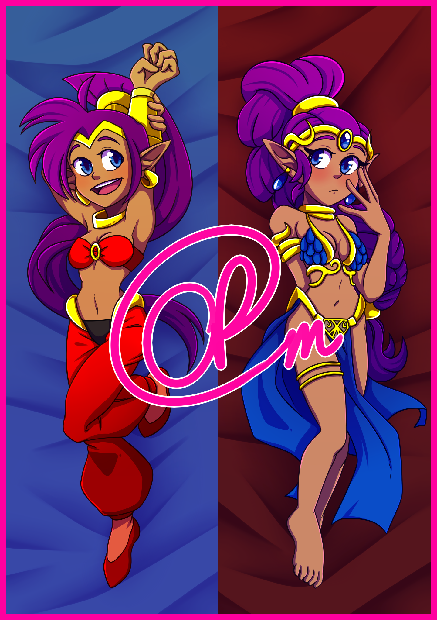 Shantae Dakimakura/Body Pillowcase