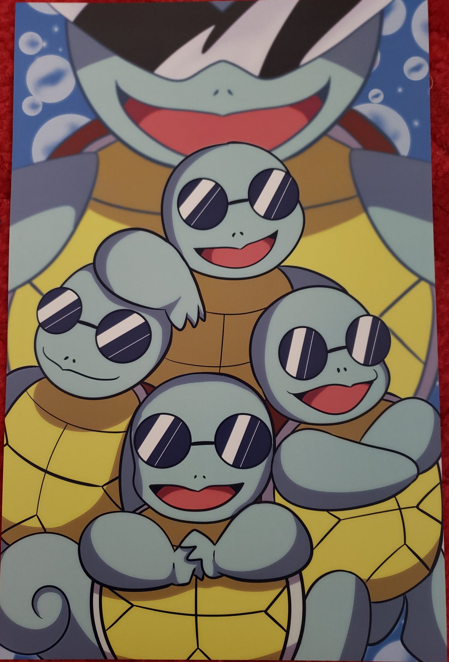 Squirtle Squad (Pokemon) Art Print