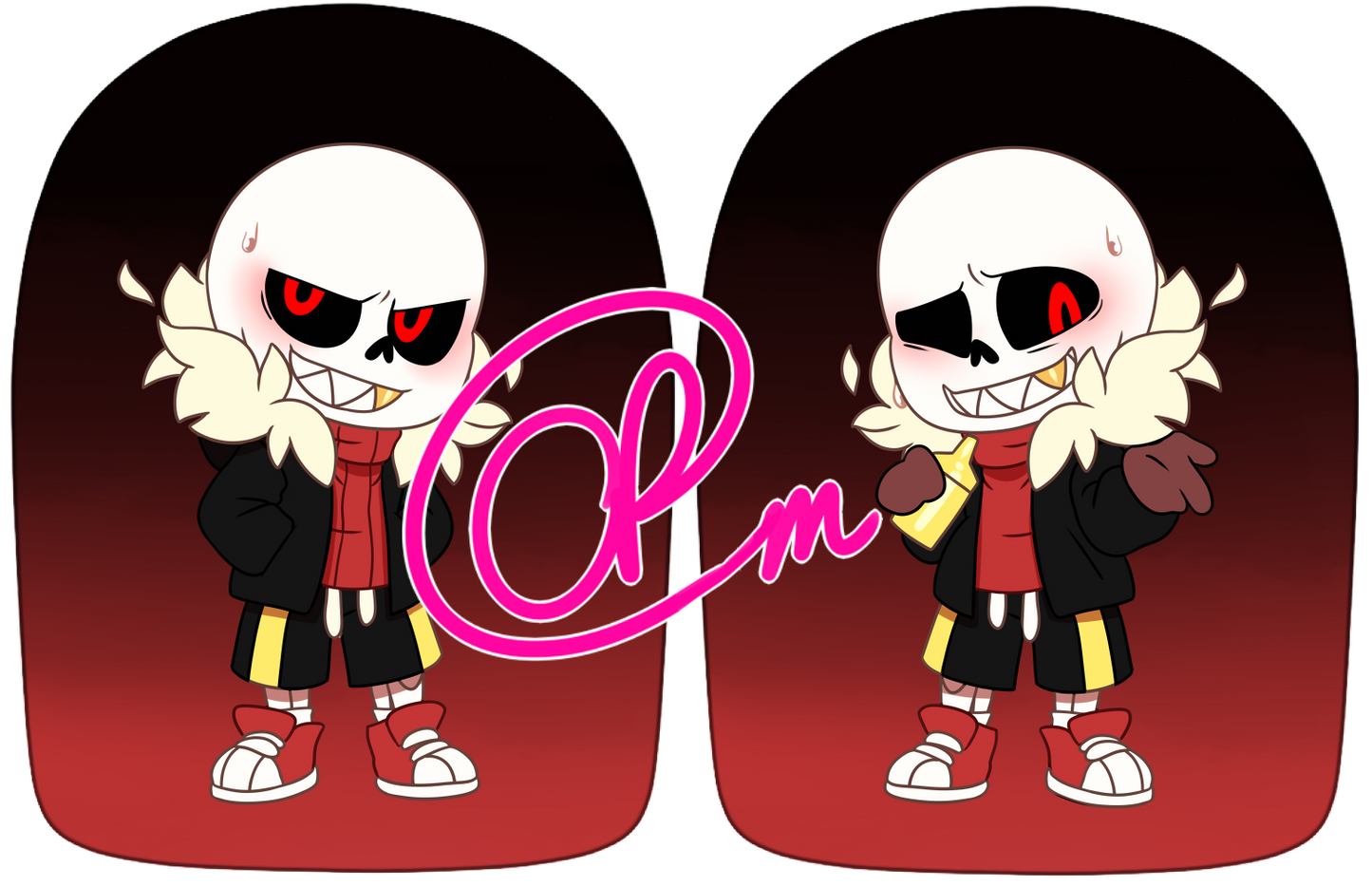 Underfell Sans (Undertale AU) Pillow Plush