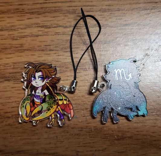 Scorpio Zodiac Mermaid Charm