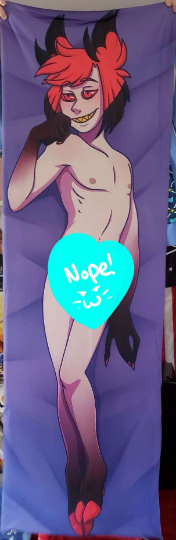 NSFW Mature Alastor (Hazbin Hotel) Dakimakura/Body Pillowcase