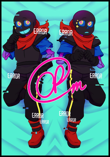 Blueberror (Undertale AU/ ErrorTale) Dakimakura/Body Pillowcase