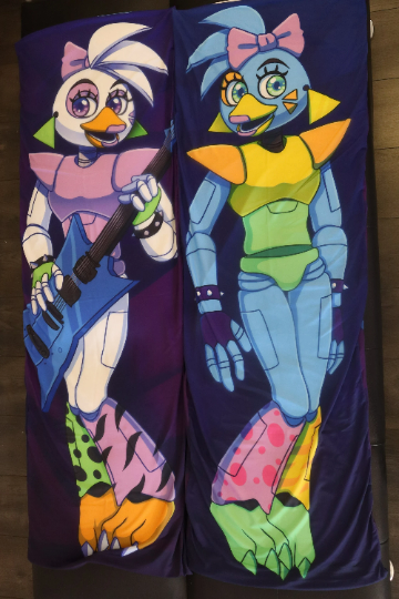 GlamRock Chica (Five Nights at Freddy's: Security Breach) Dakimakura/ Body Pillowcase