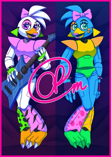 GlamRock Chica (Five Nights at Freddy's: Security Breach) Dakimakura/ Body Pillowcase