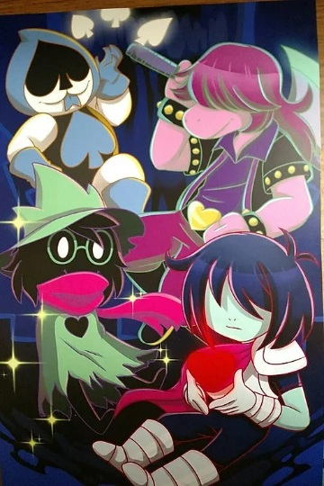 Deltarune Collab Piece Art Print