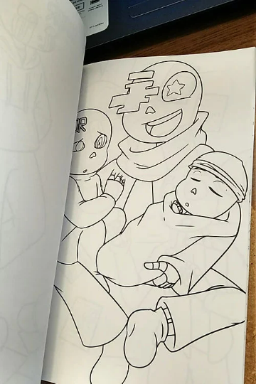 MommaCQ Webcomic Coloring Book