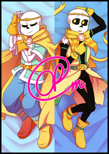 Dream!Sans (Dreamtale/Undertale AU) Dakimakura/Body Pillowcase