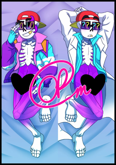 Mature NSFW Fresh!Sans (Undertale AU) Dakimakura/ Body Pillowcase