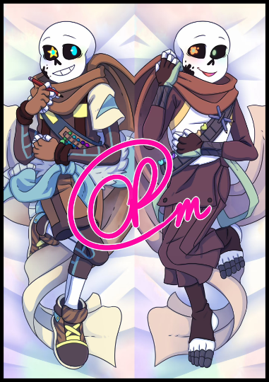 Ink!Sans (Comyet/Undertale AU) Dakimakura/Body Pillowcase