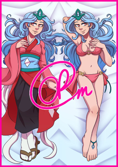 Kiiza (Pokemon Tabletop: Utopus) Dakimakura/ Body Pillowcase