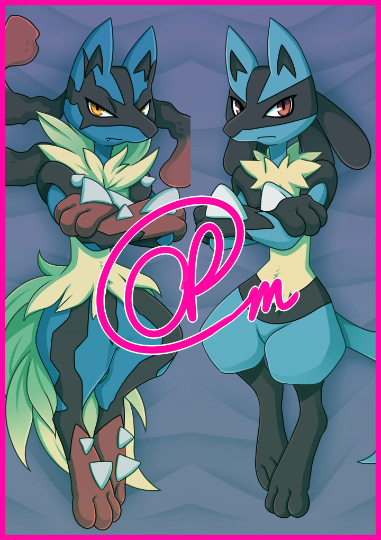 Lucario (Pokemon) Dakimakura/Body Pillowcase