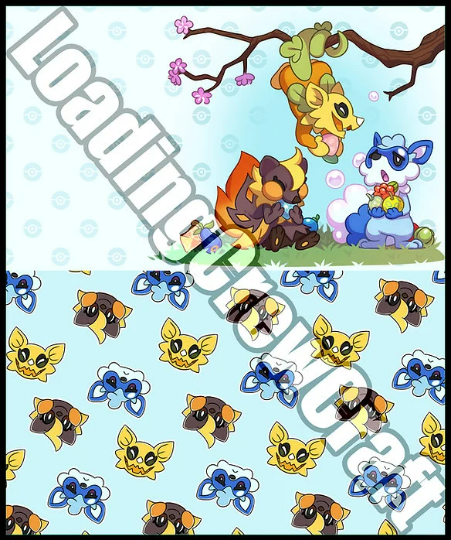 Ohayo Starters (Pokemon) Zipper Pouch