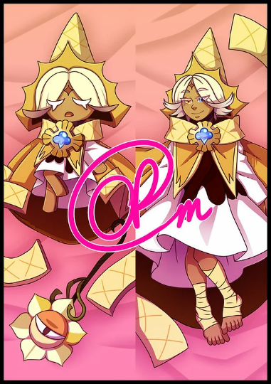 Pure Vanilla Cookie (CookieRun) Dakimakura/Body Pillowcase