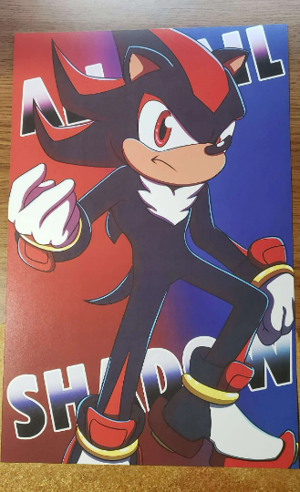 Shadow the Hedgehog Art Print