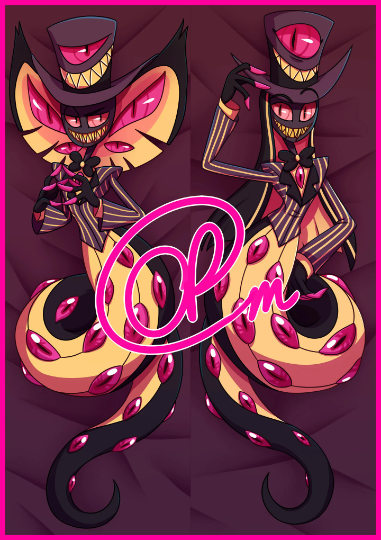 Sir Pentious (Hazbin Hotel) Dakimakura/Body Pillowcase