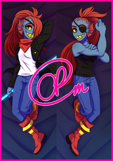 Undyne (Undertale) Dakimakura/Body Pillowcase